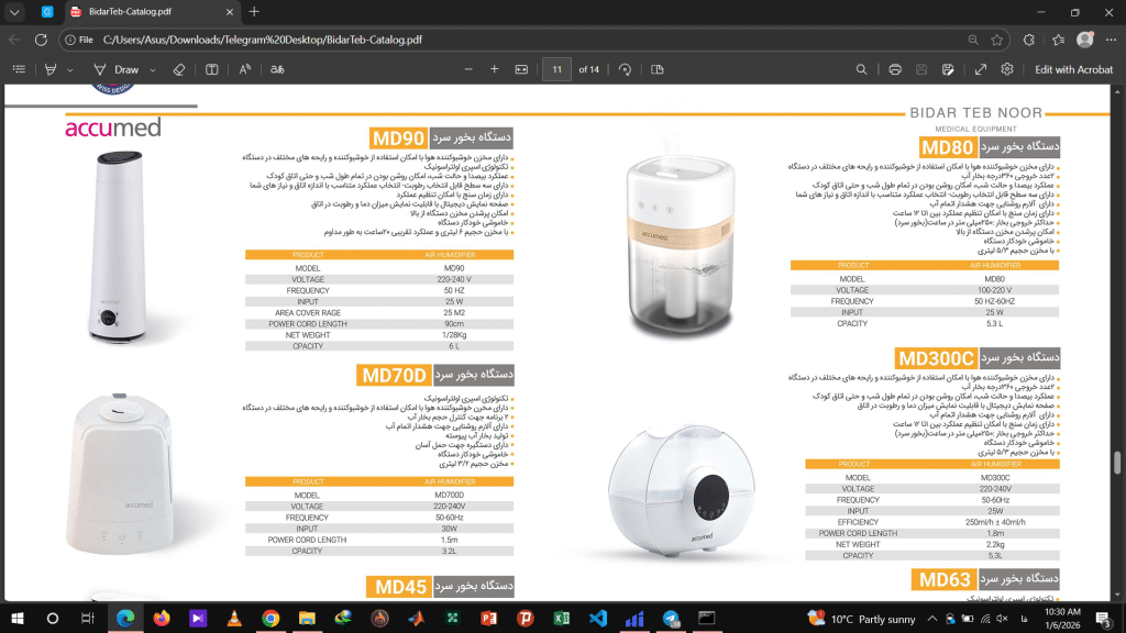 دستگاه بخور سرد MD80
